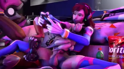 Game Night – Mercy Fucks D.Va - BlackjrXIII