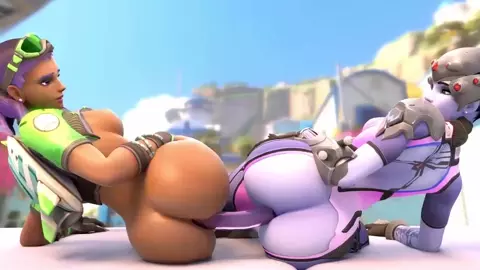 Widowmaker and Sombra Dildo Fun - Arhoangel