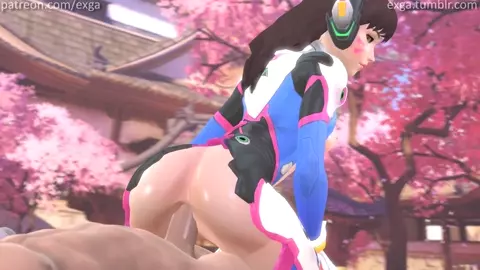 D.va pov cowgirl - Exga