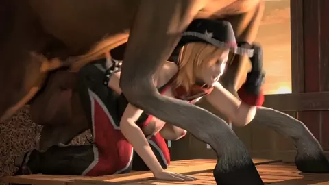 Mini Bonus: Horse fuck girl 3D