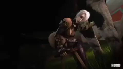 Ivy playing with her ass using a horse