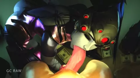 Widowmaker taking big dick