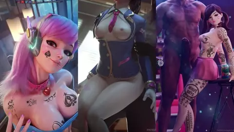3D Waifus blacked compilation