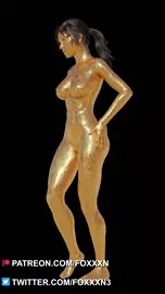 Gold Lara Croft Turntable