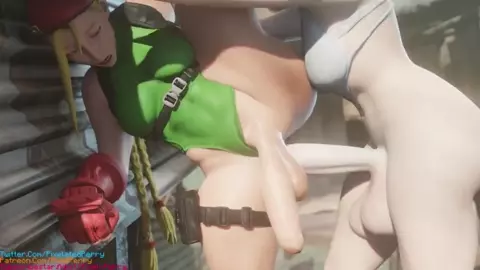 Cammy Bouncing Dick [pixel-perry]