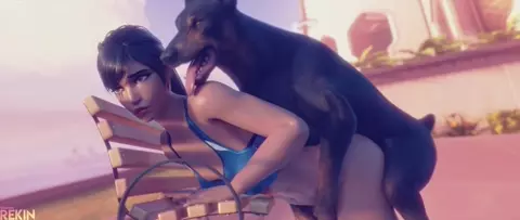 Pharah Getting Fucked By Dog [Rekin3D]