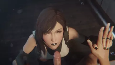 Tifa Lockhart Facial Goth [Black Lipstick] [Bulgingsenpai]