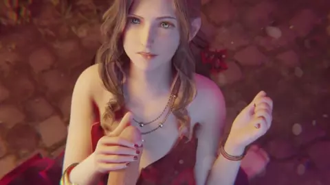 Aerith Facial [Red Dress] [Bulgingsenpai]