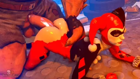 monster joker fucking harley quinn [DarktronickSFM]