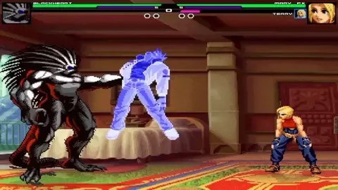MUGEN Hentai: Blackheart x Blue Mary