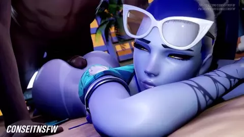 [4K] Widowmaker Enjoying The Night Life Activities [Blacked][Conseitnsfw]