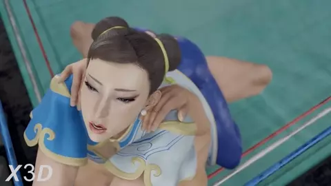 Chun-Li Gym Workout [White][X3D][4K]