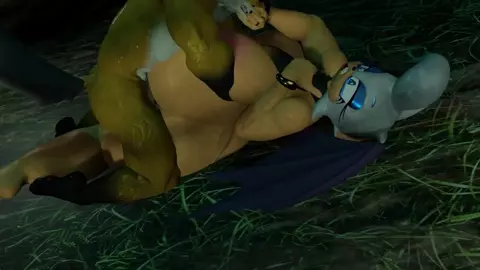 Rouge gets fucked by a werewolf