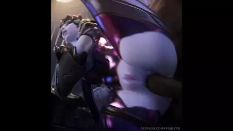 Widowmaker Split Fucking [Blacked][FPSBlyck]