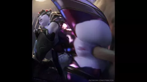 Widowmaker Split Fucking [White][FPSBlyck]