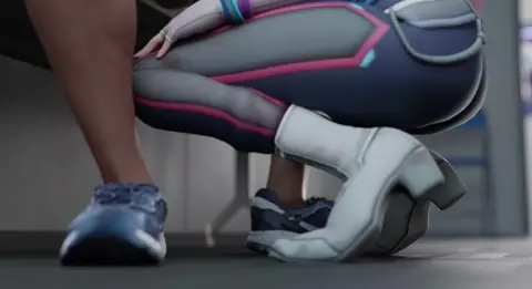 D.Va K-Pop Style [White][Aphy3D]