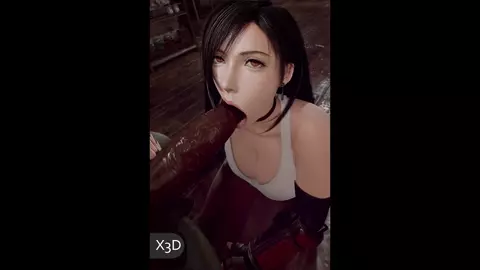 Tifa - BJ To Heaven [Blacked][X3D]
