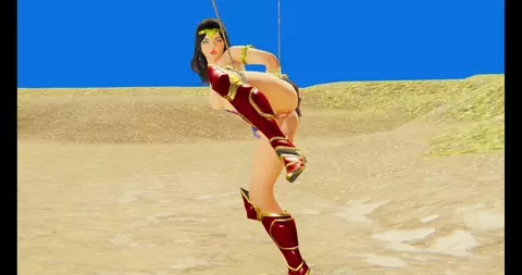 Wonder Woman Rope Anal