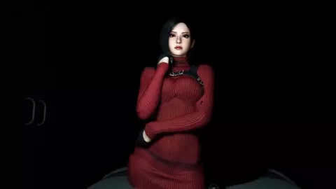 Ada Wong Gets A Rough Throat Fuck