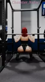 black widow helps him do cardio at the gym????
