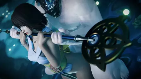 Yuna Summoner on knees sound