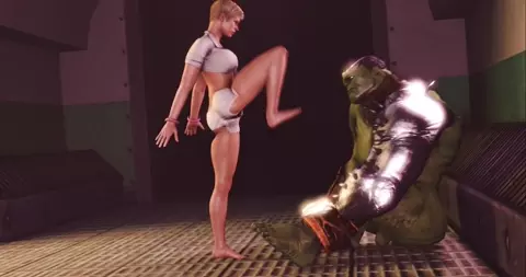 Cassie Cage Brutally Annihilates Hulk's Balls [4K] [Cosmic Brutality]