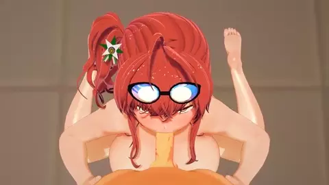 Zara(Azur Lane) Striptease in the Pool(Blowjob Scene)