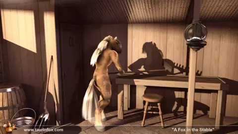 Fox In The Stable (Taurin Fox) 4K Upscaled