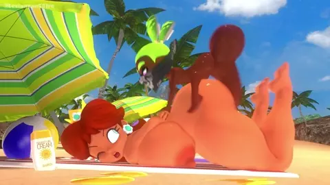 Daisy Fucked at the Beach by Inkling Boy