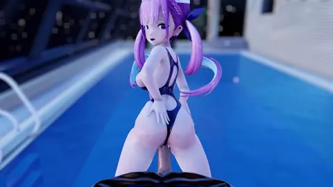 Aqua-chan XXX (School Swimsuit) [ブラン]