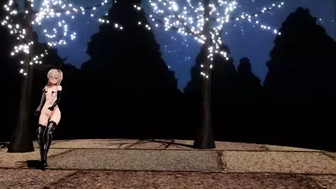 Shimakaze - Star Night Snow [MMD R15] P-chan