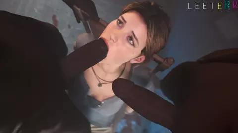 Lara croft captured (BLACKED)