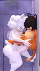 Smashing futa girl in the bath