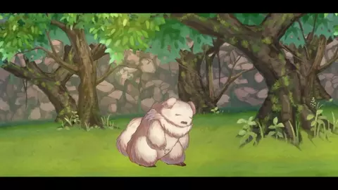 Vivi and the magical island - Vivi attacked by mofumofu.