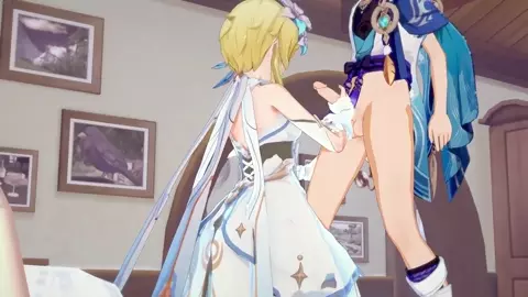 Genshin Impact Lumine 3D hentai