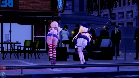 【R-18 MMD】 Laysha - Chocolate Cream - Shimakaze & Abigail Williams