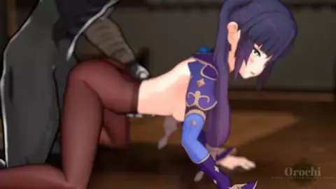 Mona x Hilichurl Doggy Animation Parody [Orochi]