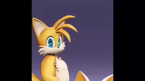 Tails cum on Rouge's Breast (sound)
