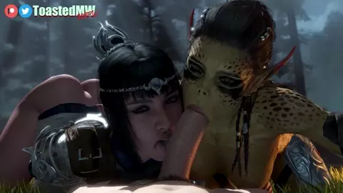 Lae'zel & Shadowheart Double Blowjob (PREVIEW)