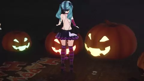Miku - Happy Halloween - Dance and Sex