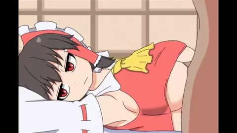 Reimu Hakurei Straddling Paizuri
