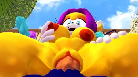 Melody Riding Uncle Sonic