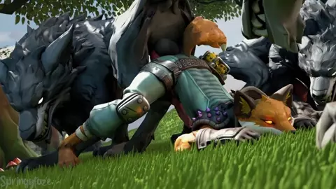 fennix gets fucked by wolves~