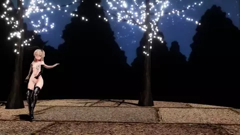 Shimakaze -Star Night Snow [MMD R18] P-chan