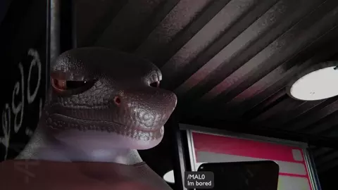 Mal0 (SCP-1471-a) x Anthro Male Newt Bus Stop Fuck by Thymine