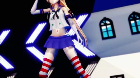 Shimakaze - Adios [MMD R18] Hamselvish