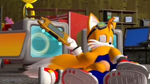 Tails Filling Sonic