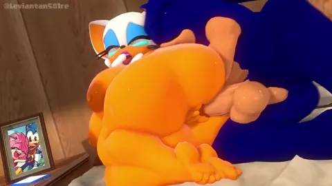 Sonic cheating Amy with Rouge