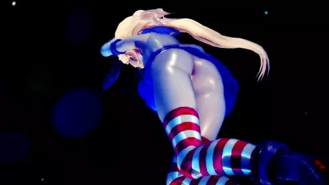 Shimakaze - Rainbow (Japanese Version) [MMD R18] Hamselvish