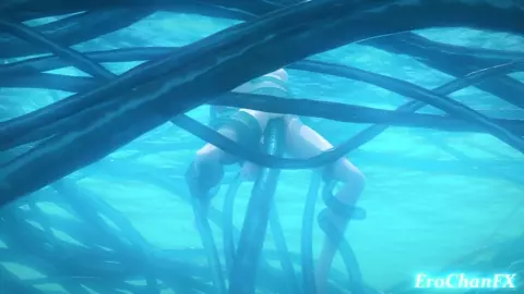 Nino Nakano tentacled underwater